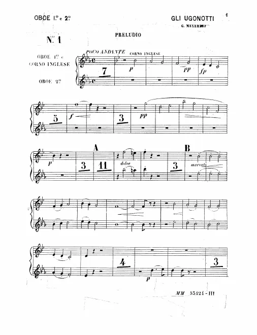 Oboe 1/2/English Horn