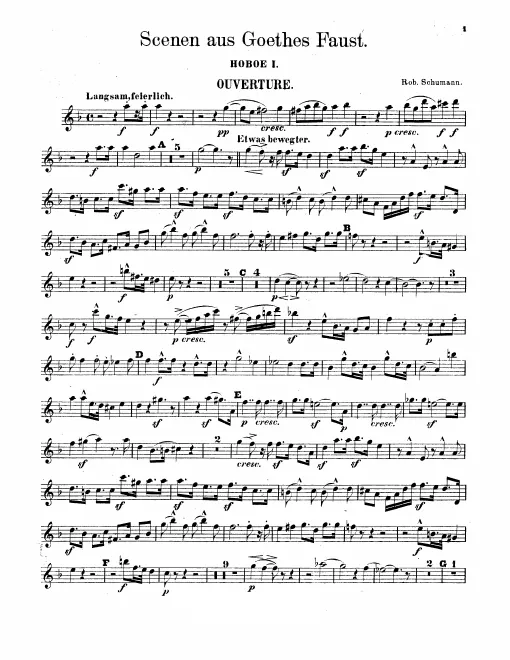 Oboe 1, 2