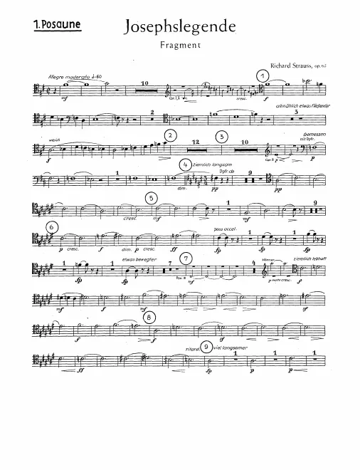 Trombone 1, 2, 3, Tuba
