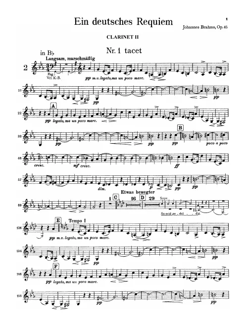 Clarinet 2 (B♭/A)