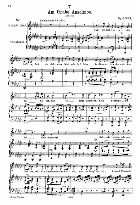 Complete Score (Original / High voice, )