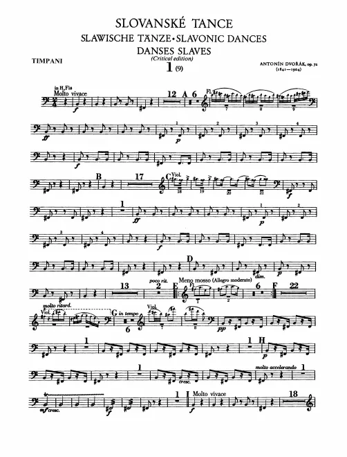 Timpani, Bass Drum/Cymbals, Triangle