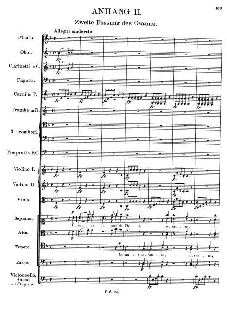4. Sanctus: Osanna in excelsis (2nd version variant)