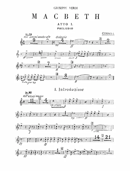 Horn 1 (various keys)