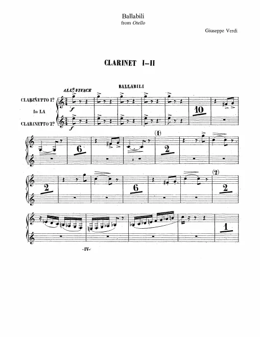 Clarinet 1/2 (A)