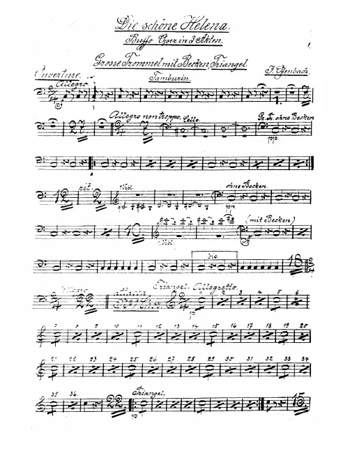 Bass Drum/Cymbals/Triangle/Tambourine