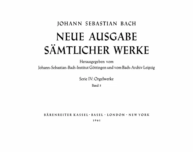 3. Die einzeln überlieferten Orgelchoräle