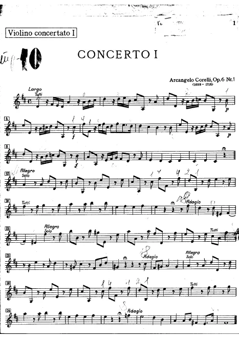 Violin 1 (concertato)