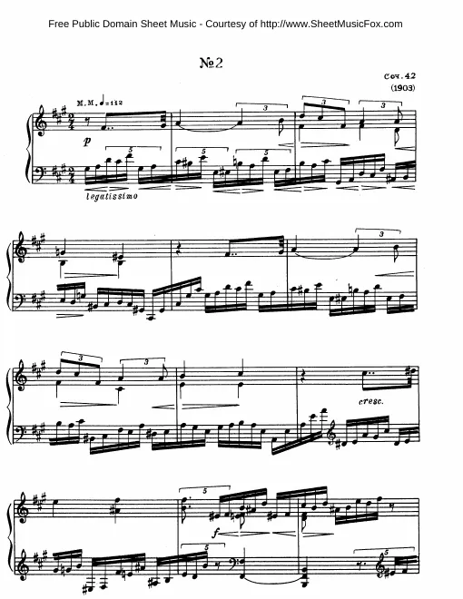 2. Etude in