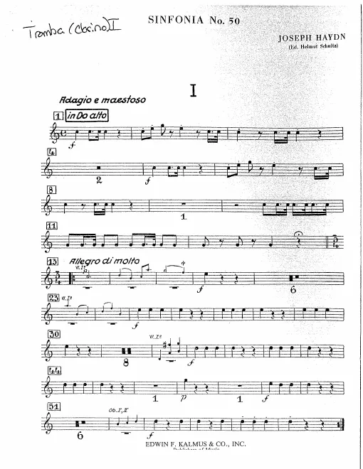 Trumpet 1 (C alto/C)