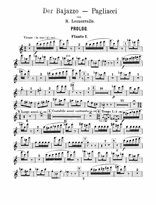 Flute 1, 2/Piccolo