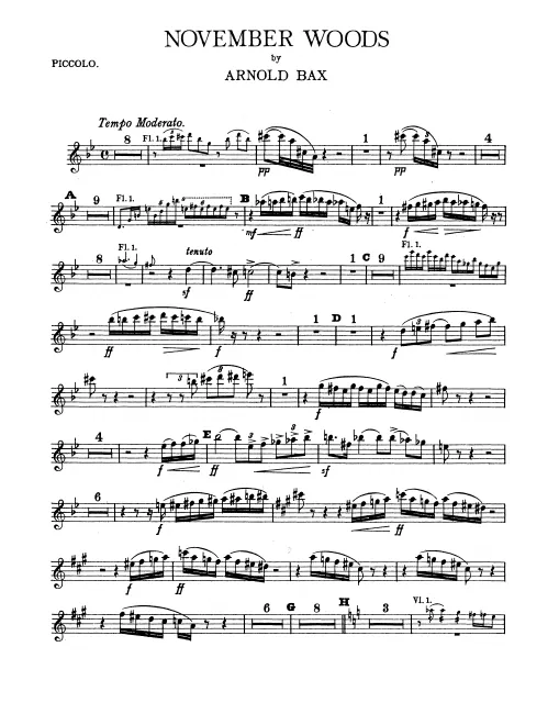 Piccolo, Flute 1/2, 3