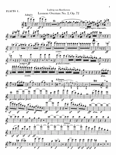 Flute 1, 2