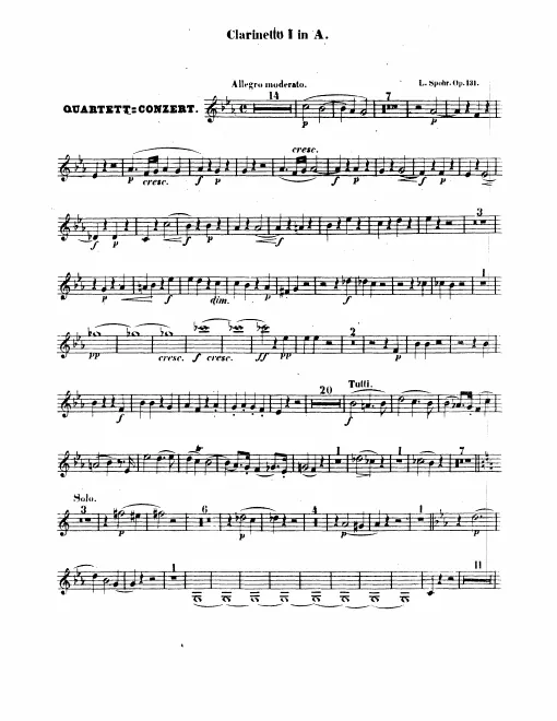 Clarinet 1, 2 (A)
