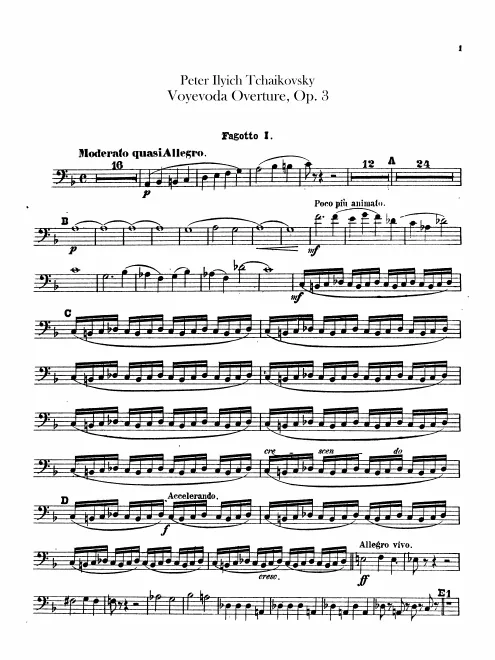 Bassoon 1, 2