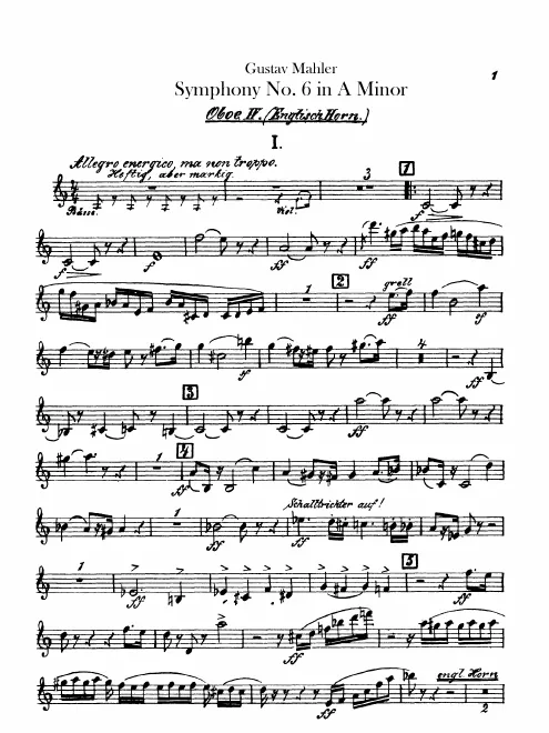 Oboe 4/English Horn 3