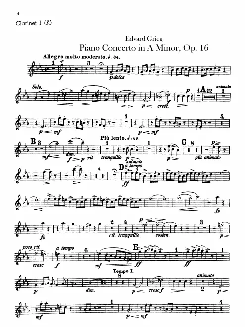 Clarinet 1 (A)