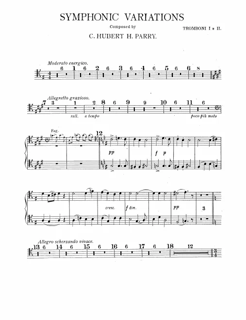 Trombone 1/2, 3, Tuba