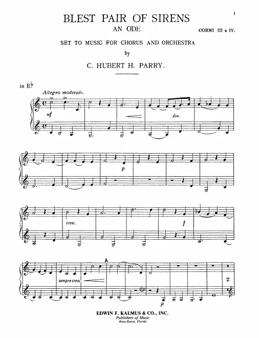 Horn 3/4 (E)