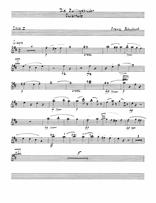 Oboe 1, 2