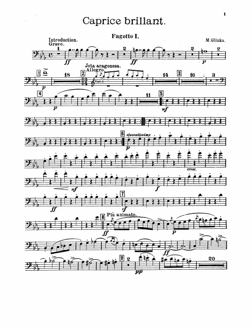Bassoon 1, 2