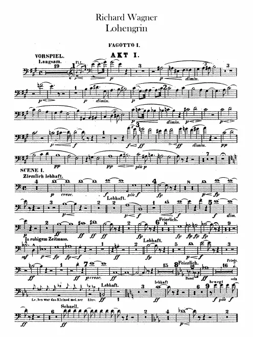 Bassoon 1, 2, 3
