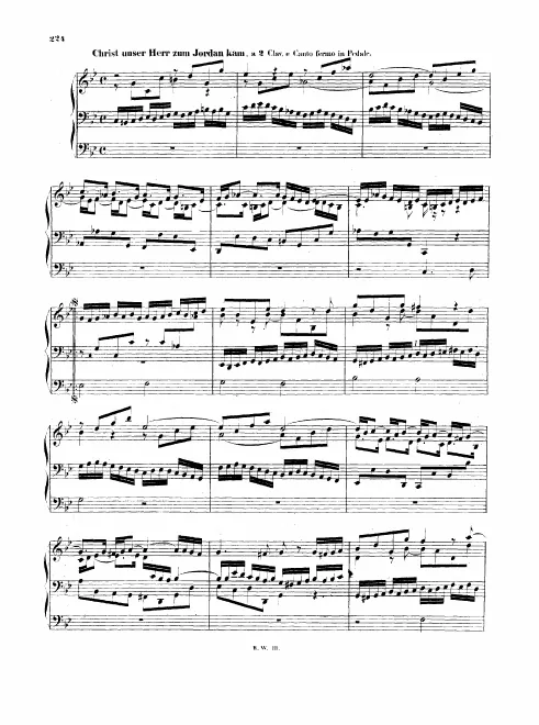 16. Christ, unser Herr, zum Jordan kam, BWV 684