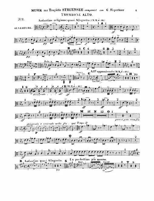 Trombone 1, 2, 3, Tuba