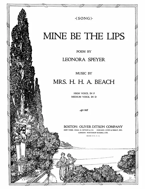 Complete Score (F minor, high voice)