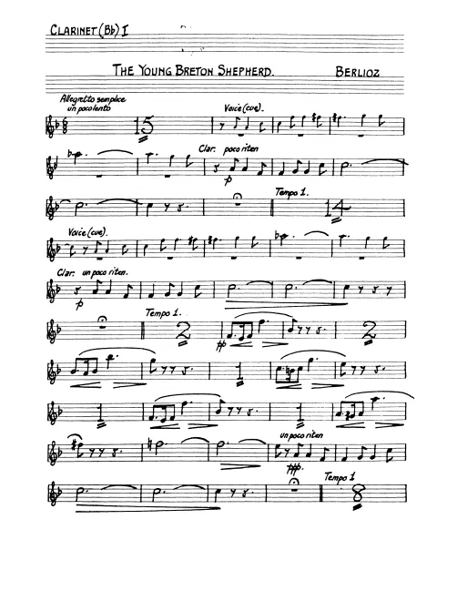 Clarinet 1, 2 (B)