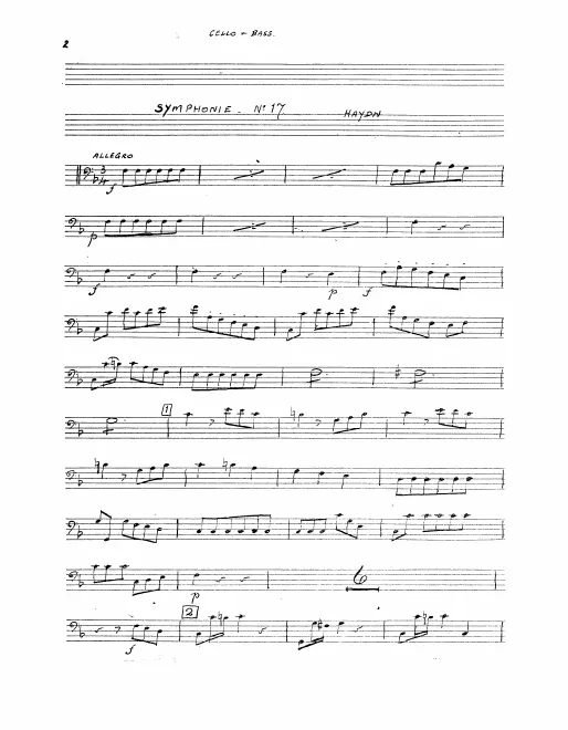 Cellos/Basses