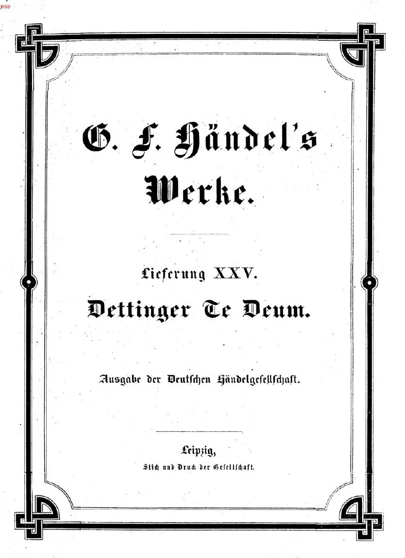 25. Dettinger Te Deum (1865)
