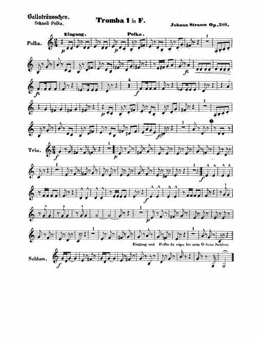 Trumpet 1, 2 (F)
