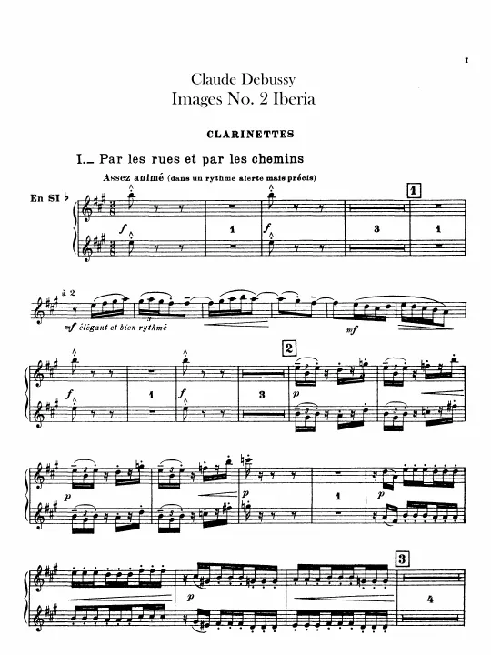 Clarinet 1/2, 3 (B, A)