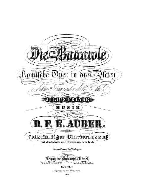 Preliminaries - Libretto - Act I