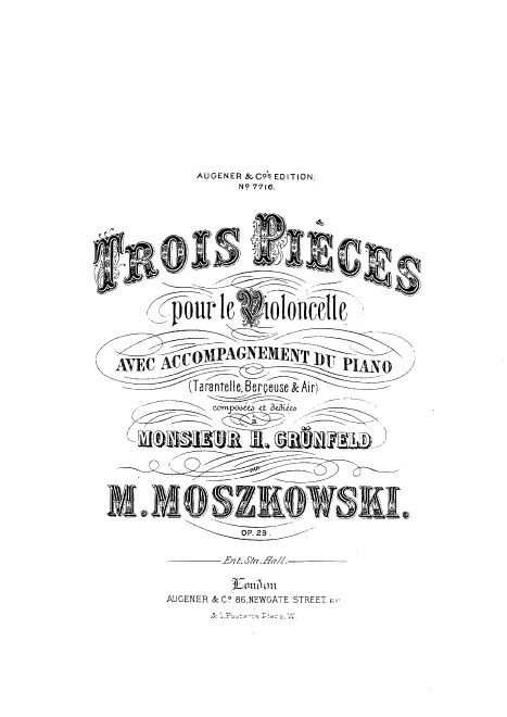 Complete Score and Cello Part