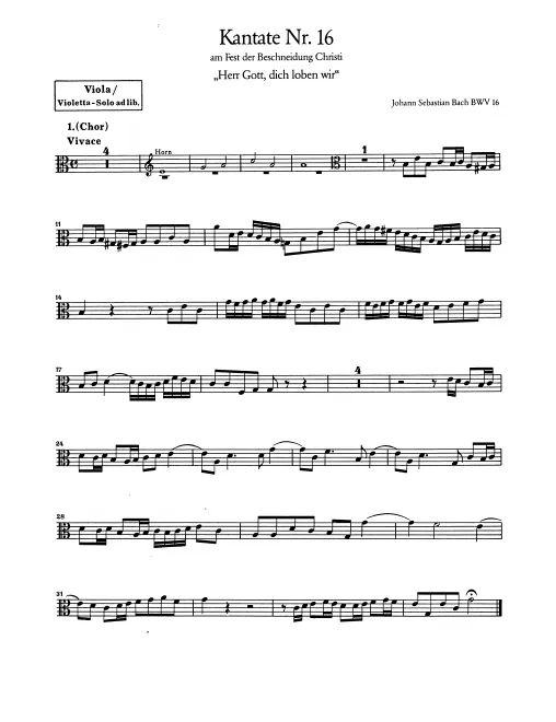 Violas/Violetta Solo (ad lib.)
