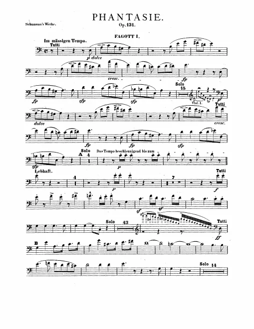 Bassoon 1, 2