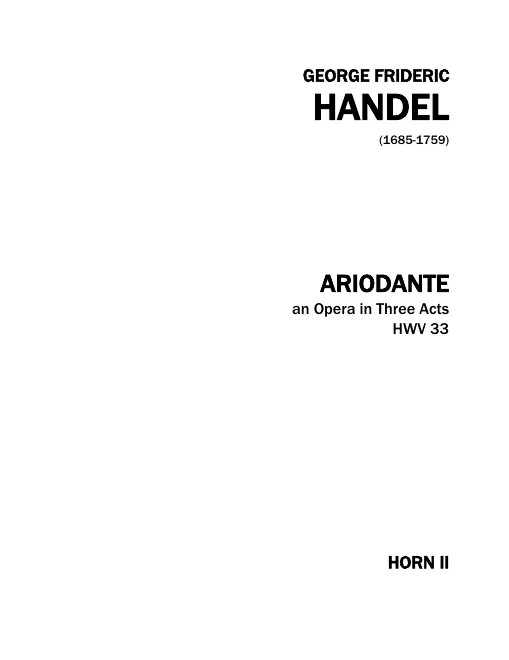 Horn 2 (F/C)