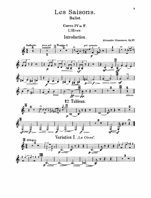 Horn 4 (F)