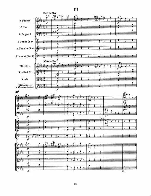 3. Minuet—Trio