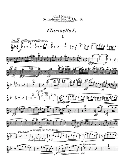 Clarinet 1, 2 (A/B)