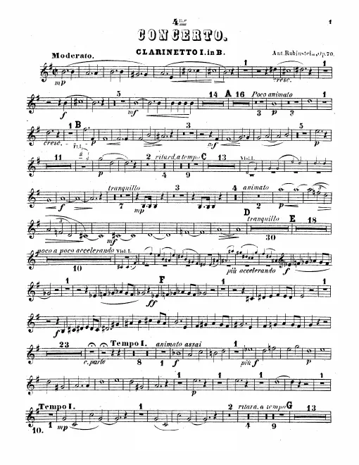 Clarinet 1, 2 (B♭)