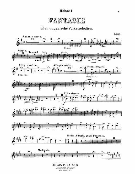 Oboe 1, 2