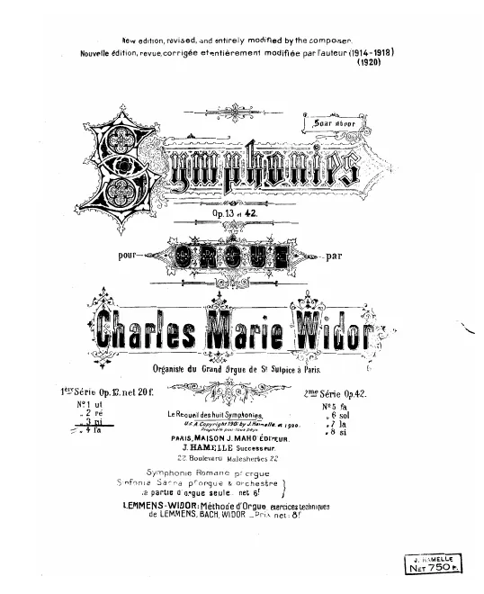 Complete Score (1918 revision)