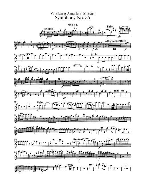 Oboe 1, 2