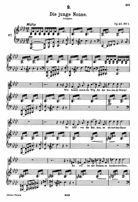 Complete Score (Original/High voice, )