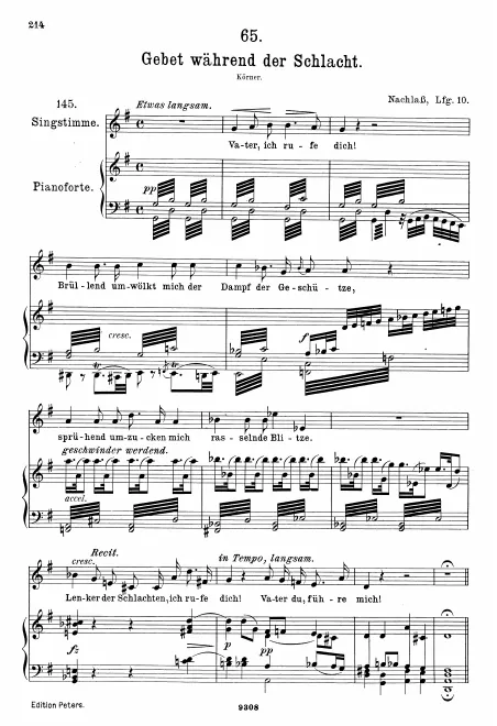 Complete Score (Original / High voice, )