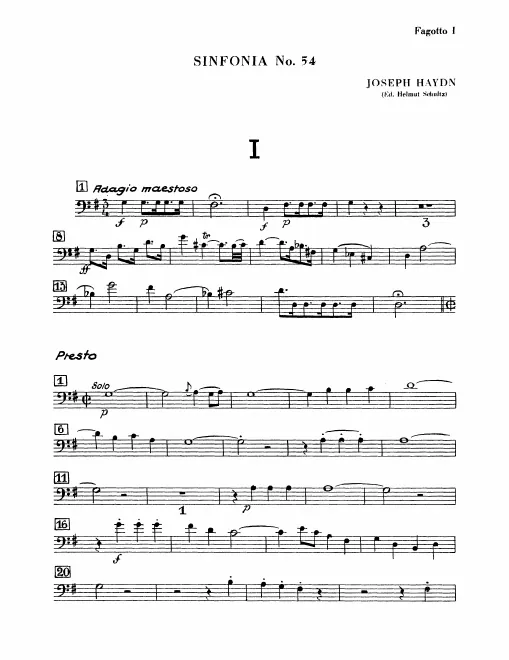 Bassoon 1, 2