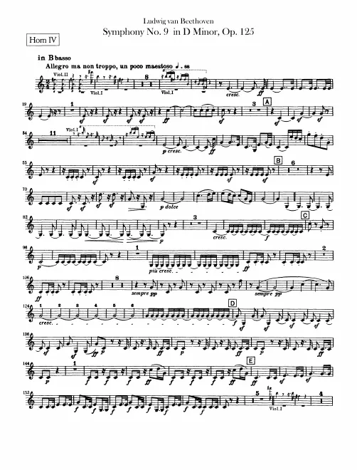 Horn 4 (B/E/D)